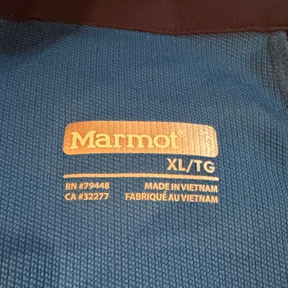 Marmot Men's Two-Tone Blue Performance Jacket - Picture 2 of 2